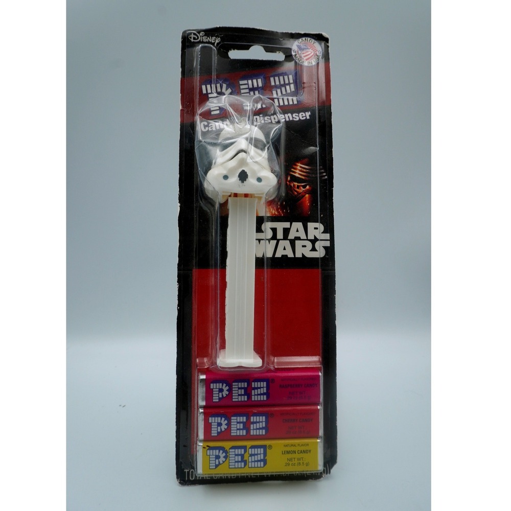 PEZ Candy Dispenser Star Wars First Order Stormtrooper White New In Box